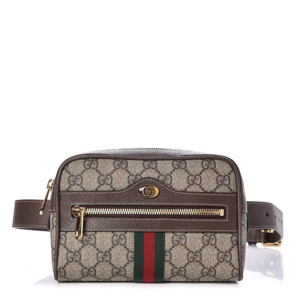 Gucci GG Supreme Monogram Web Ophidia Belt Bag - Picture 1 of 5
